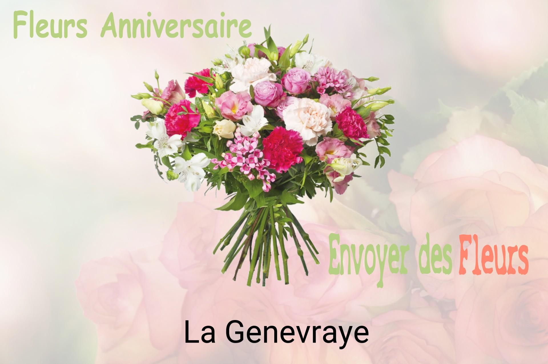 Bouquet de fleurs d’anniversaire livré à La Genevraye
