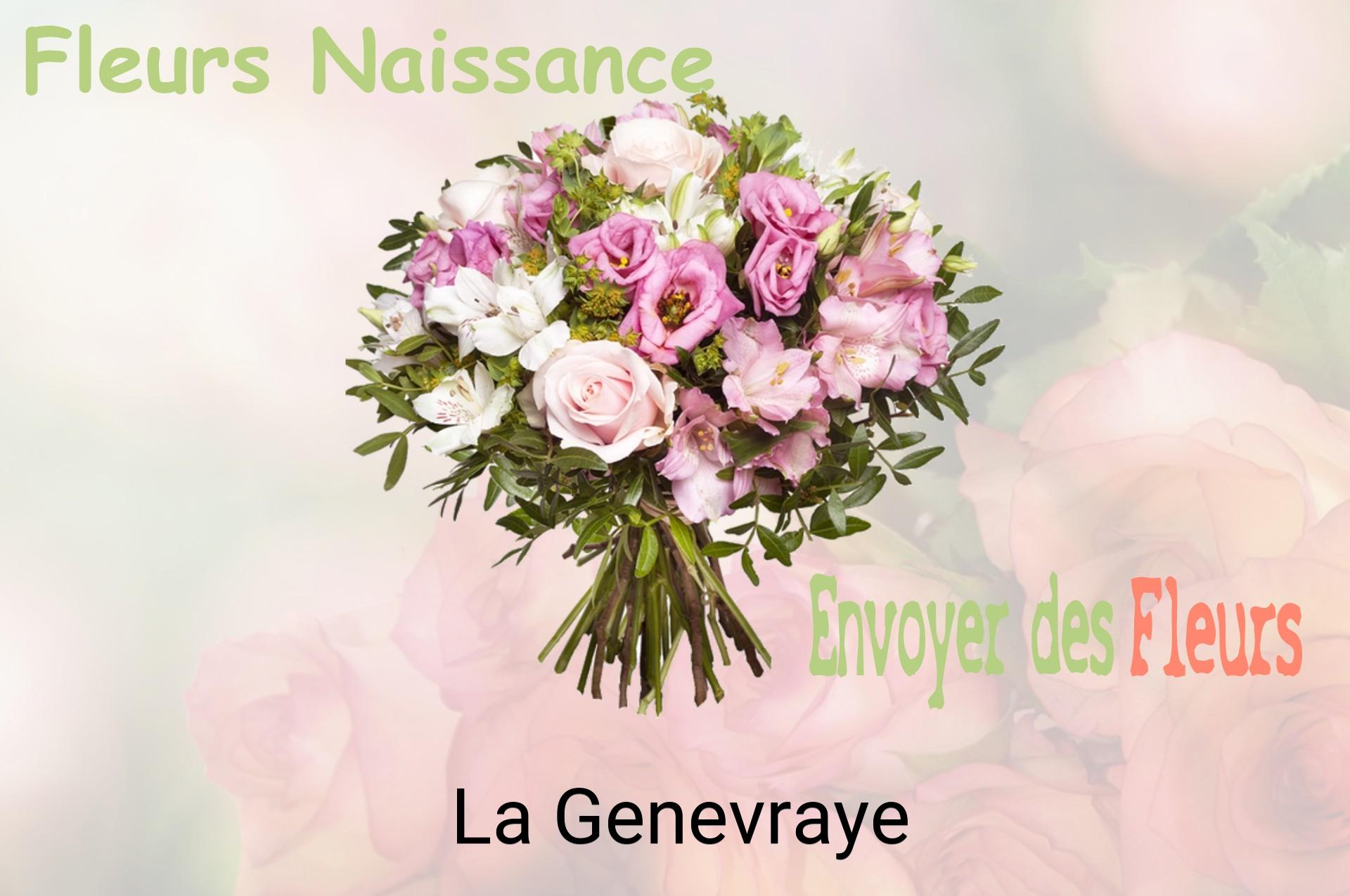 Bouquet de fleurs de naissance livré à La Genevraye